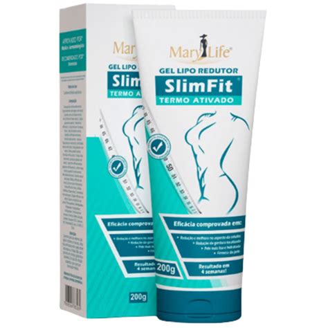 Gel Lipo Redutor Medida Slim Fit Pote G Mary Life Anti Estrias