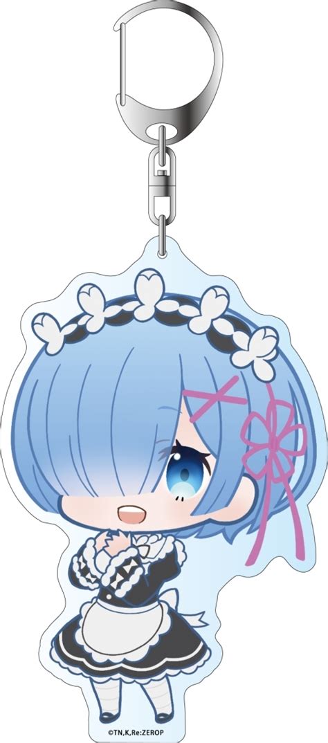 CDJapan Re Zero Memory Snow Big Key Chain Puni Chara Rem Collectible