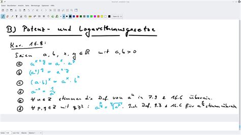 Analysis Teil Woche Spezielle Funktionen B Potenz