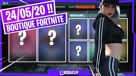 🌐 Boutique Fortnite Du 24 Mai 2020 Youtube