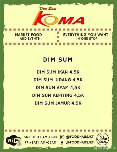 Selalu Diperbarui Menu Dim Sum Koma Radio Dalam