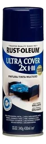 Tinta Spray Ultra Cover Color 340 Ml Rust Oleum Rex Azul Marinho