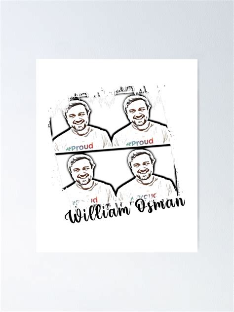 William Osman Poster For Sale By Dot A Line Redbubble