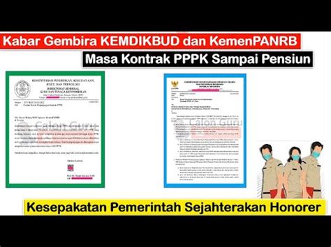 SELAMAT Masa Kontrak PPPK Seumur Hidup Sampai Pensiun Diperpanjang