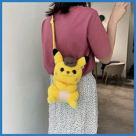 Jual Tas Cewek New Tas Selempang Boneka Detekif Pikachu Detective Sling