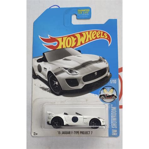 Xe mô hình tỉ lệ 1 64 Hot Wheels T 10 Kmart 15 Jaguar F Type Project 7 trắng Shopee Việt Nam