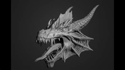 Dragon 4 Head Sculpt Youtube