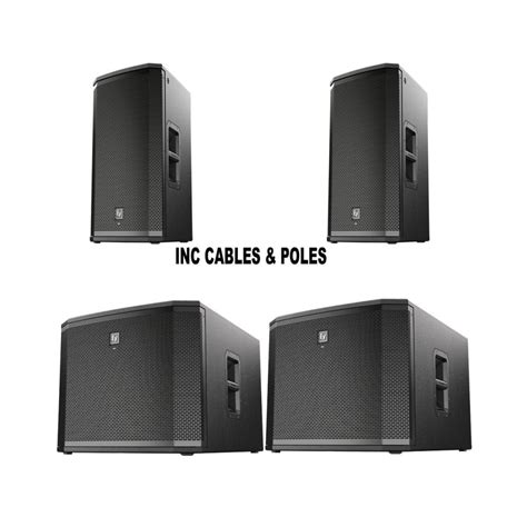 Electro voice ETX-12P and etx-15sp pa package |djanddiscostuff.com