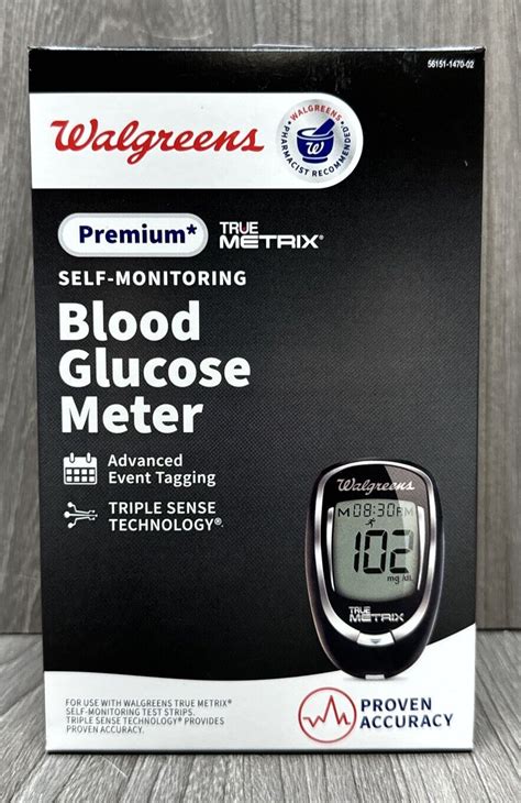 Walgreens True Metrix Premium Self Monitoring Blood Glucose Meter Exp