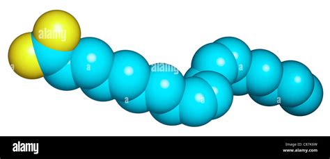 Elaidic Acid Molecule Stock Photo Alamy