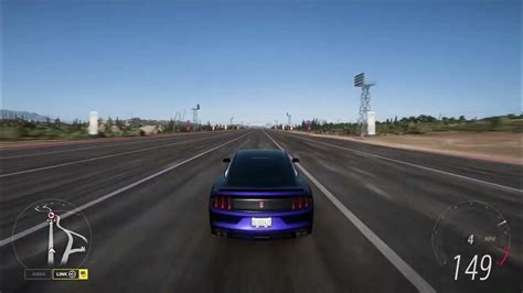 Forza Horizon 5 Ford Shelby Gt350r Drag Tune Youtube