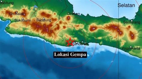 Gempa Bumi Guncang Jawa Barat Minggu Desember Pusat Guncangan