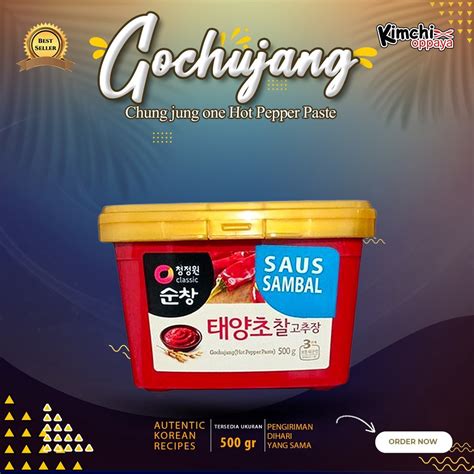 Chungjungone Gochujang Gr Korean Chili Paste Hot Pepper Paste Shopee Philippines