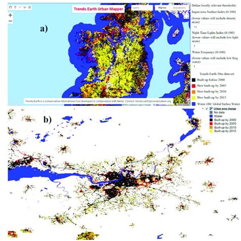 Potential land degradation map, using the land cover change relation to ...