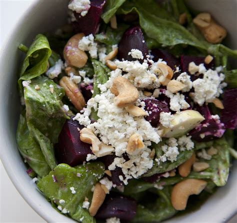 Urbancookery Beet Goat Cheese Arugula Salad