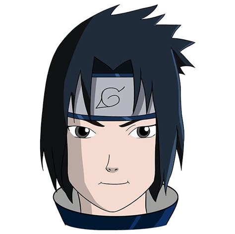 How to Draw Sasuke Uchiha from Naruto - Really Easy Drawing Tutorial ...