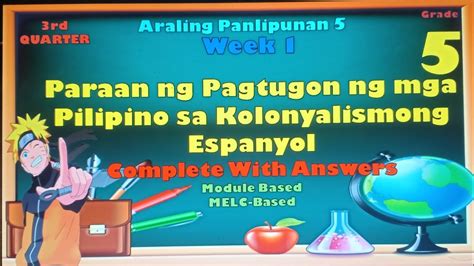 Araling Panlipunan 5 Quarter 3 Aralin 1 Pagtugon Ng Mga Pilipino Sa Hot Sex Picture