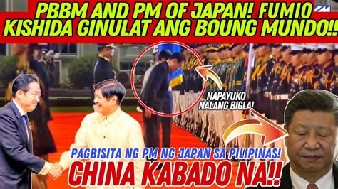 Pbbm Boung Mundo Ginulat Pm Of Japan Fimio Kishida Bumisita Sa