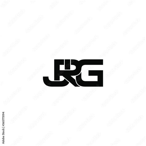 jrg letter original monogram logo design stock vector adobe stock