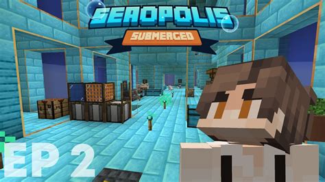 Seaopolis Submerged Is My Favourite Minecraft Skyblock Modpack EP 2