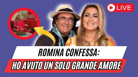 Romina Power Confessa Albano Carrisi L Unico Mio Grande Amore Youtube