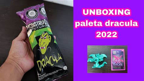 PALETA DRACULA 2022 MONSTRUOS DEL FUTURO YouTube