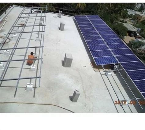 Fix Double Panel Mounting Solar Structure At Kg Solar Power