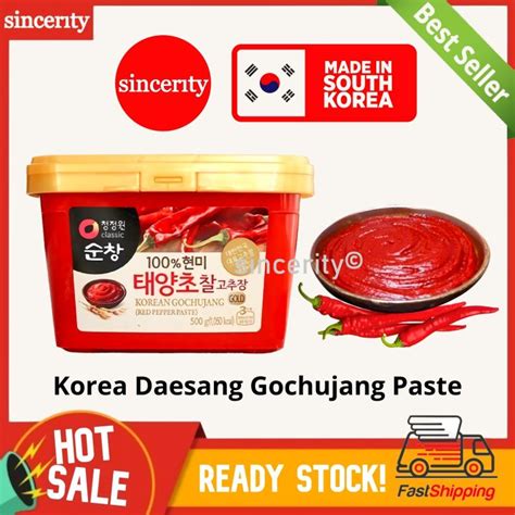Korea Daesang Gochujang Paste Korean Chili Paste Red Pepper Paste Hot Pepper Paste Sos Cili Pes