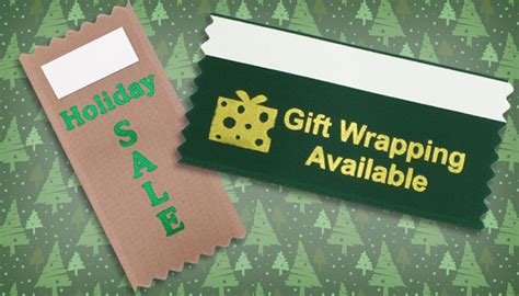 Holiday Badge Ribbons Ribbon Impressions