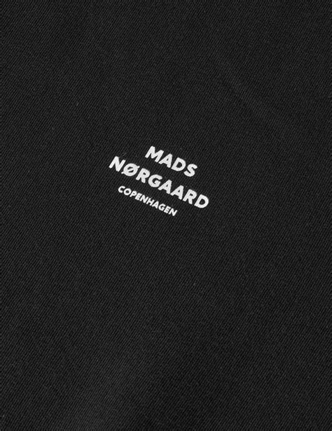 Mads Nørgaard Standard Crew Logo Sweat Black