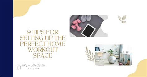 9 Tips For Setting Up The Perfect Home Workout Space