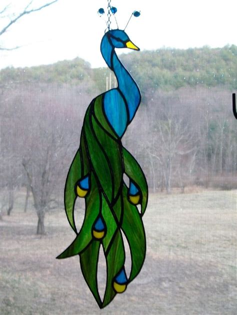 Peacock Feather Stained Glass Pattern