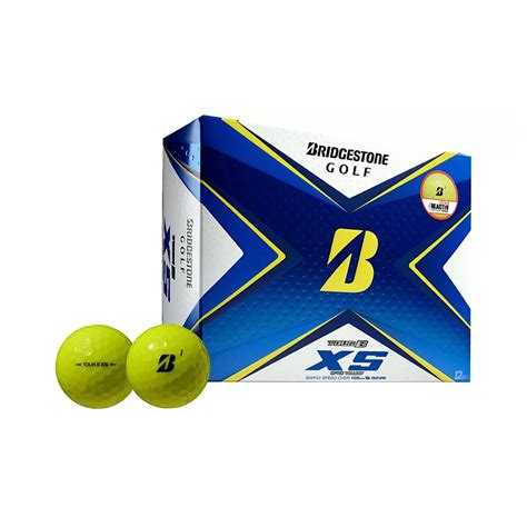 New Bridgestone Tour B Xs 2020 Yellow Yellow 1 Dozen Golf Balls At