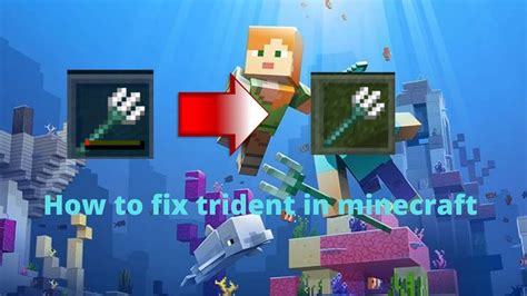 How To Get Trident And Fix Broken Trident In Minecraft Bedrock Java