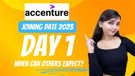 Accenture Joining Date Accenture Day Gear Up For Day Youtube