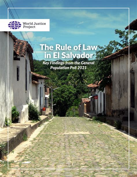 The Rule of Law in El Salvador | World Justice Project