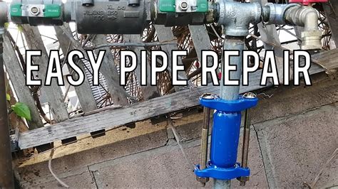 Underground Galvanized Pipe Repair