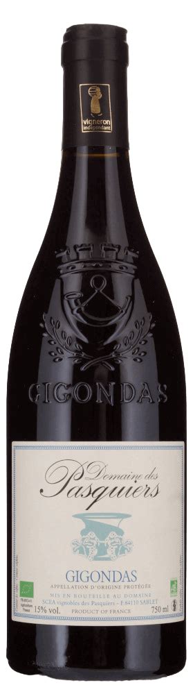 Gigondas Aop Domaine Des Pasquiers L Bio