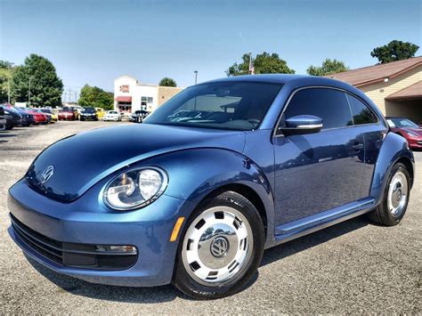 2016 Volkswagen Beetle Silk Blue Metallic With 40341 Miles Available Now Used Volkswagen