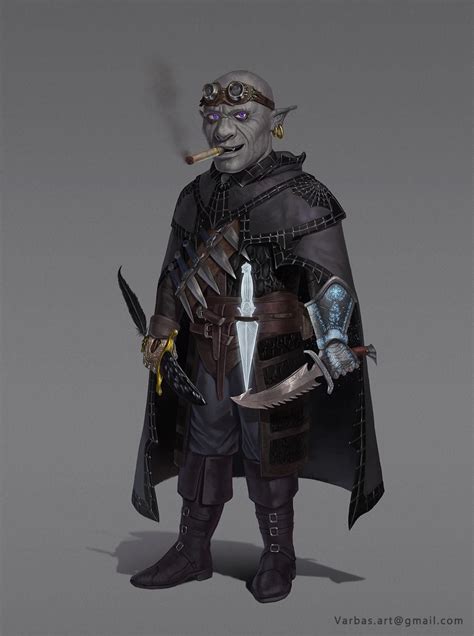 Art Deep Gnome Rogue Commissioned Dnd Deep Gnome Dungeons And