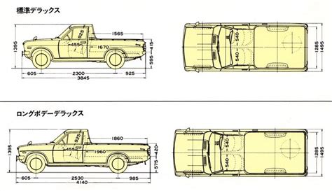 Sunny Truck Dimension Datsun 1200 Club Datsun Pickup Nissan Sunny Old School Cars