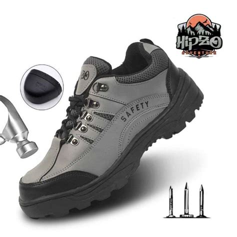 Promo Wolf Sepatu Safety Pria Ujung Besi Original 100 M061 Savety