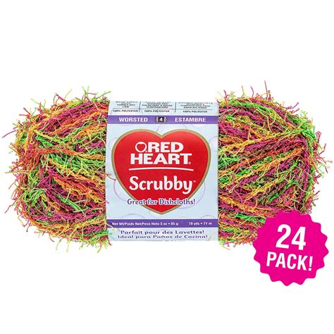 Red Heart Scrubby Yarn Tropical Multipack Of Walmart