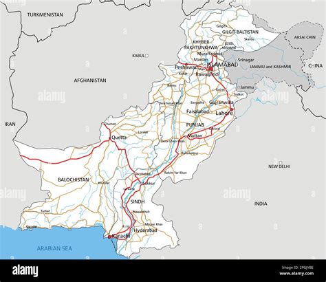 Pakistan Railway Map 2019 - Caresa Vivianne