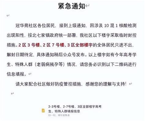 10混1检出阳性，北京昌平冠华苑社区部分楼宇临时封控 新闻频道 和讯网