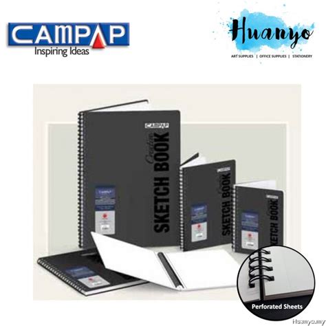 Campap Arto Wire O PP Creative Sketch Book A4 110gsm