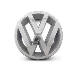 Emblema Vw Polo Classic 1997 1998 1999 Grade Cromado Fundo Cinza