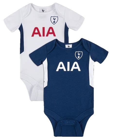 Tottenham Hotspur Baby 2 Pack Bodysuits 2017 18 Season Baby