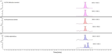 Mrm Chromatograms For Ttx In A Ttx Calibration Standard B