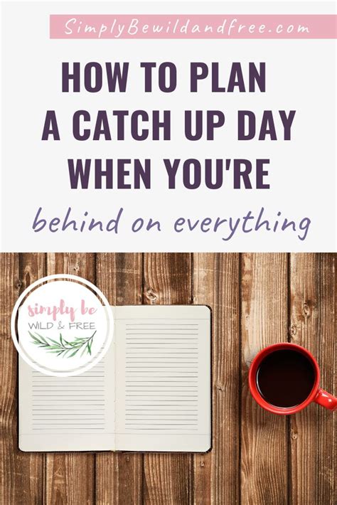 Simple Tips For Planning A Successful Catch Up Day